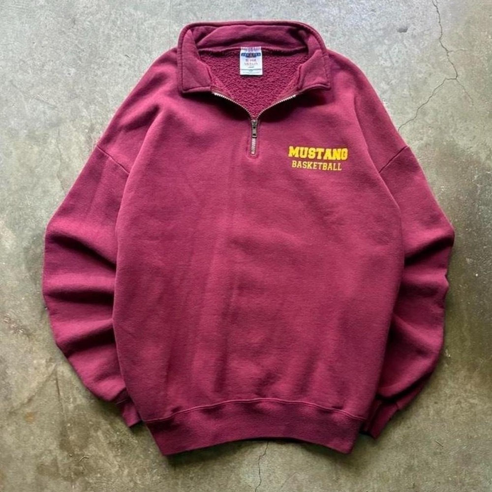 vintage 2000s made in USA Willamette University basketball Henley men's XL